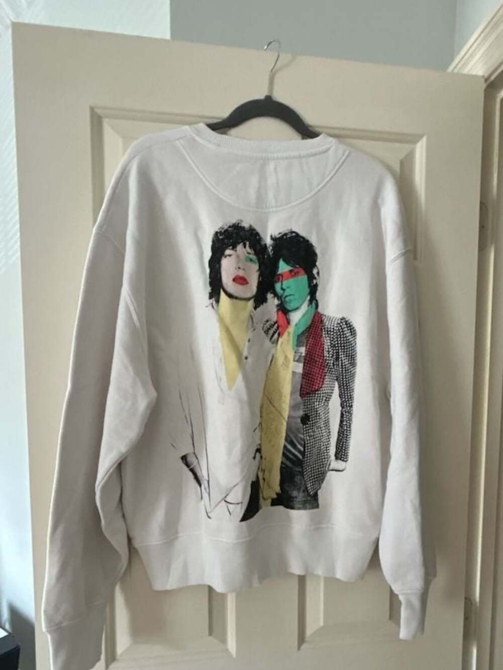 Rolling Stones -SWEATSHIRT - White- m
